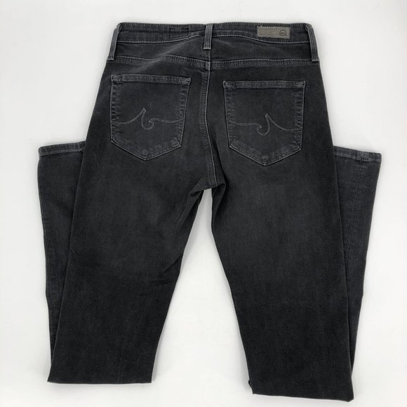 Ag Adriano Goldschmied Gray Hi-Rise Skinny Jeans | Mid Rise - Picture 3 of 7